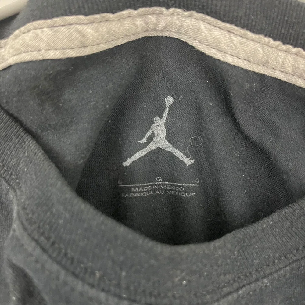 Vtg Jordan T Shirt Mens Large Black Air Jordan XI OG 1995 Bred Graphic Tee Shirt